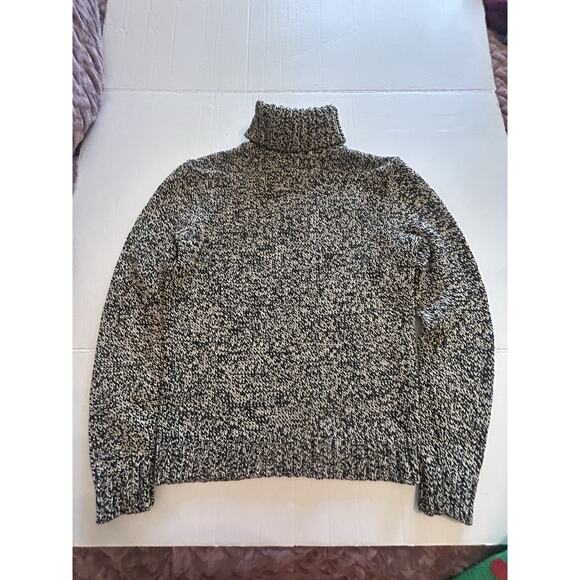 AMERICAN LIVING Turtleneck Sweater Size Medium Marled Flag Eagle Knit Patriotic - Picture 6 of 10